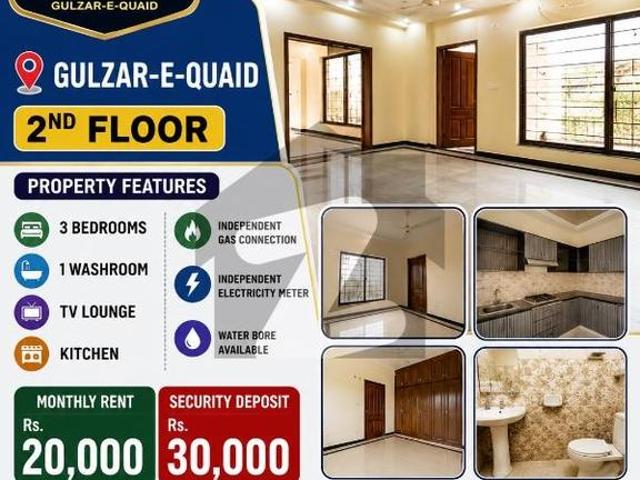 Flat for Rent Gulzar e Quaid Housing Society
