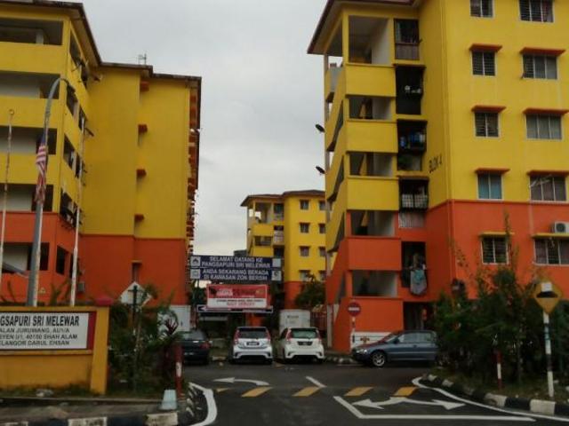 FLAT SRI MELEWAR, U1 SHAH ALAM