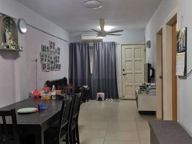 Flat Taman Mawar Bandar Puchong Non Bumi Full Loan High ROI Murah Jual