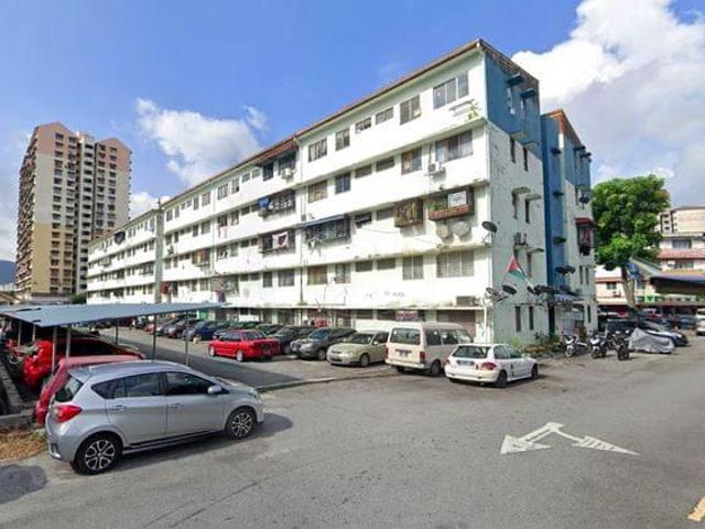 Flat Taman Cahaya Ampang Renovated 1 Min Walk LRT Tenanted