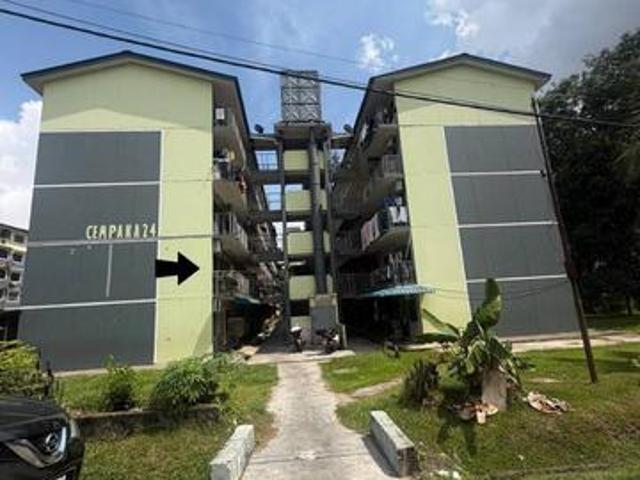 Flat Taman Cempaka Kempas Renovated 14Km to CIQ