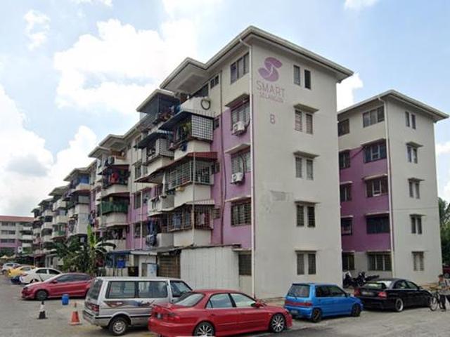 Flat Taman Sri Indah Cheras Balakong Seri Kembangan Renovated Bel