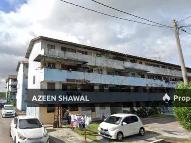 FLAT TAMAN UNGKU TUN AMINAH JOHOR BAHRU FOR SALE | BLOK 69 LEVEL 4