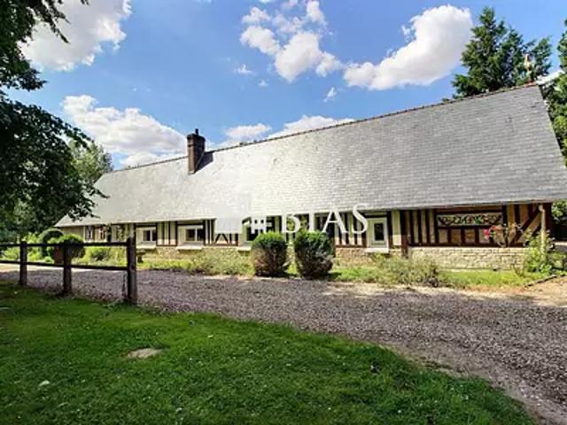 Flancourt Crescy en Roumois 27310 Achat / Vente maison 6 pièces t6 piscine parking