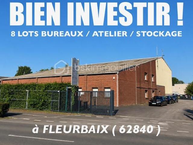 FLEURBAIX 62840 TERRAIN ATELIER STOCKAGE BUREAUX. LA BONNE AFFAIRE !