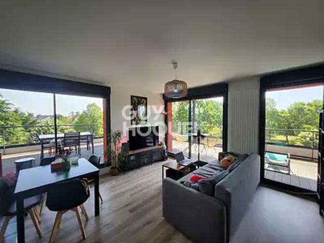 Fleury les Aubrais 45400 Location appartement 3 pièces t3 terrasse parking