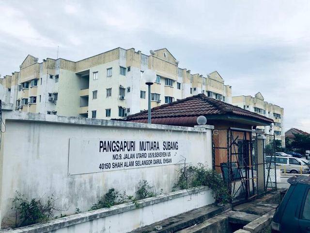 Flexible Depo Pangsapuri Mutiara Subang Seksyen U5 Shah Alam For Sale