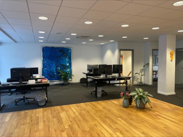 Fleksibelt kontorfællesskab med tre lejemuligheder
