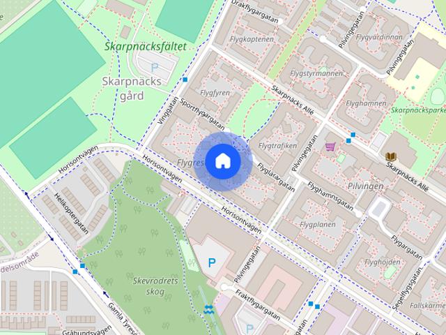 Flyglärargatan 11, Skarpnäcks Gård