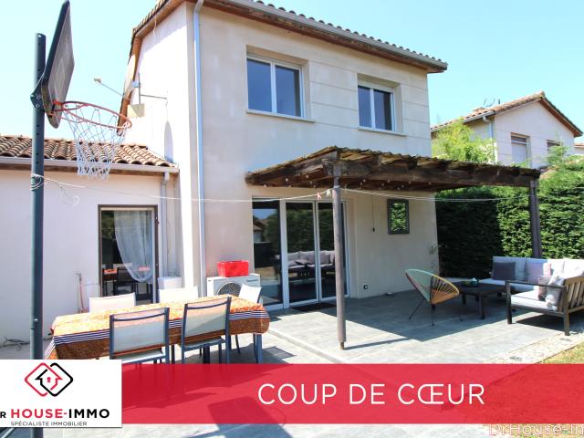 FROUZINS: Villa T5 de 101 m² avec jardin clos et intimiste de 273 m²
