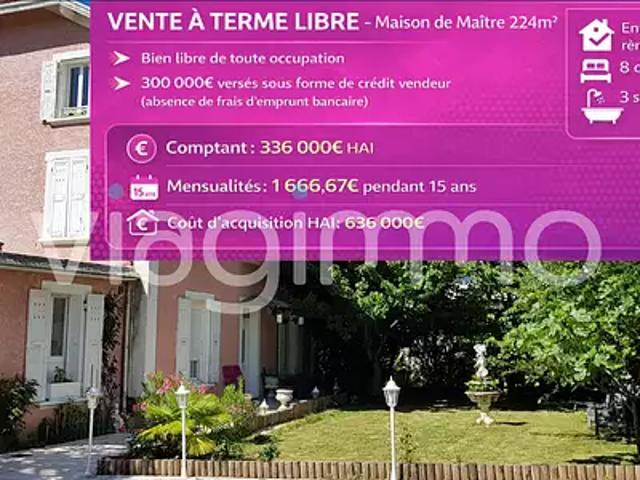Froges 38190 Achat / Vente maison 9 pièces t9 au dernier étage cave