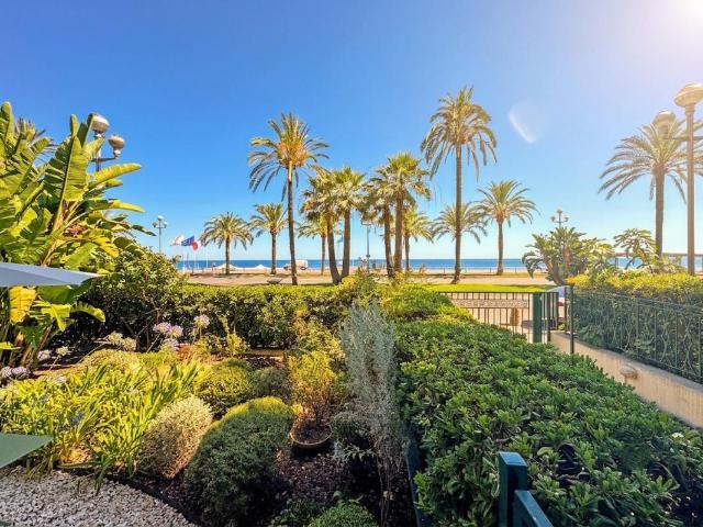 Front de mer à Nice, 2 pièces de 66m² avec jardin de 55m²