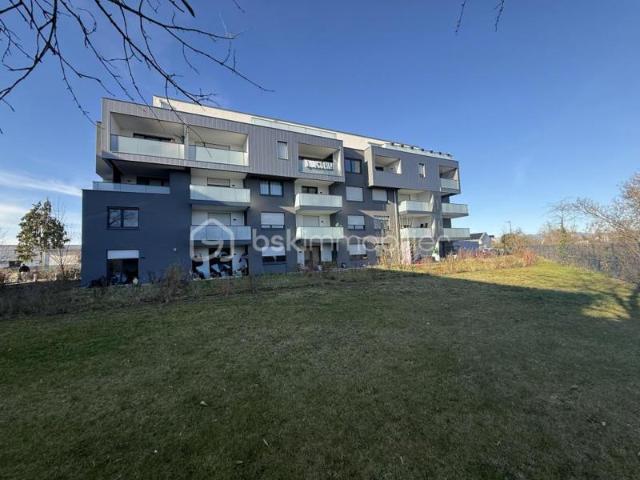 FRONTALIER SUISSE ? F2 RÉCENT AVEC TERRASSE & GARAGE – HUNINGUE