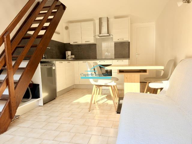 frontignan plage villa T3 avec exterieur et parking
