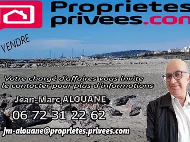 Frontignan 34110 Achat / Vente maison 3 pièces t3 jardin terrasse