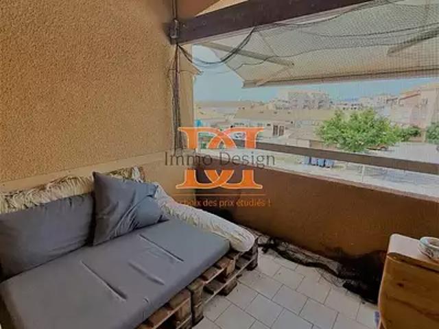 Frontignan 34110 Achat / Vente appartement 2 pièces t2 terrasse