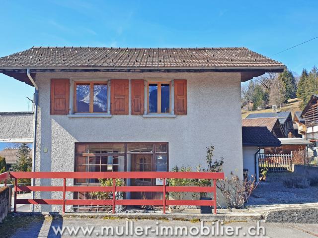 Freundliches Dorfhaus im Herzen von Les Posses sur Bex