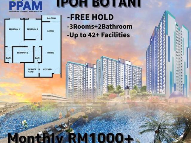 Free Hold Santorini Ipoh Condo House Town Botani Station 18 Pengkalan