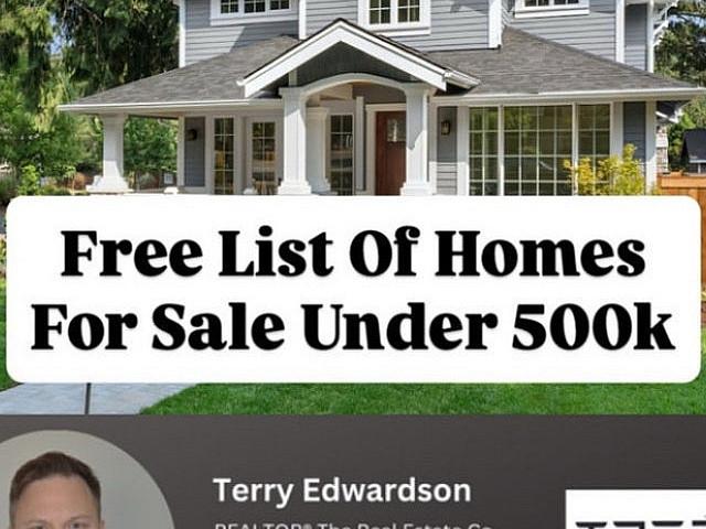 Free List Of Homes For Sale Under $500,000