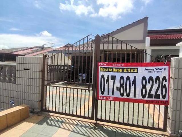 Freehold 1 Storey Endlot 20x70 Taman Bukit Serdang BS 6 Seri Kembangan