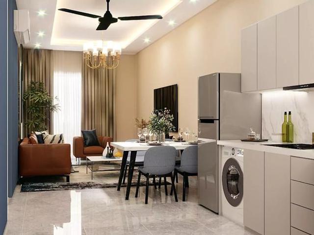 FREEHOLD 3 rooms Chan Sow Lin 100 Fully Furnished LRT Completed