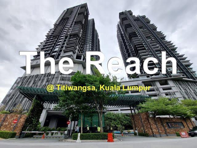 Freehold The Reach Titiwangsa 4km to HKL Setapak KL Full Loan