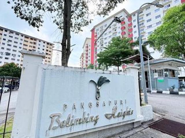 FREEHOLD Apartment Belimbing Heights Near The Mines 863sf 3R2B