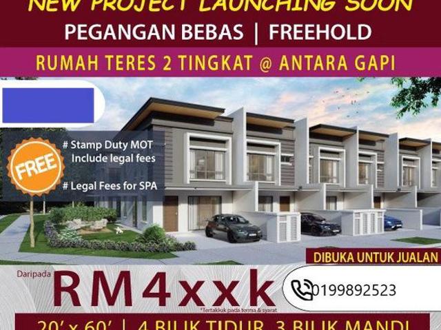 FREEHOLD Batang Kali Antara Gapi Projek Baru Teres 2 Tingkat Serendah