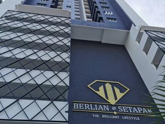 Freehold Condo For Sale at Berlian Setapak near shops school