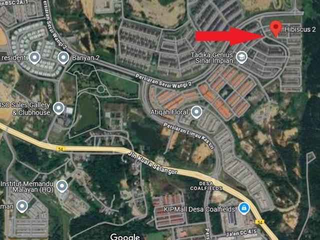 FREEHOLD CORNER LOT 2 Storey Hibiscus 2 Bandar Seri Coalfield
