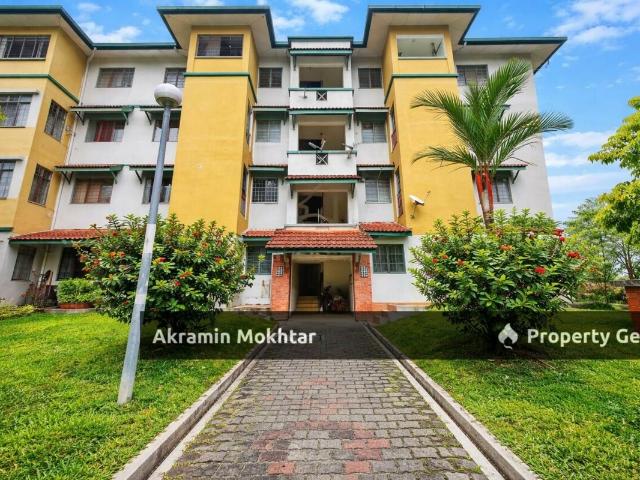 Freehold, Corner Unit, Partially Furnished & 1 Parking | Kenari Apartment, Taman Melati, Kuala Lumpur
