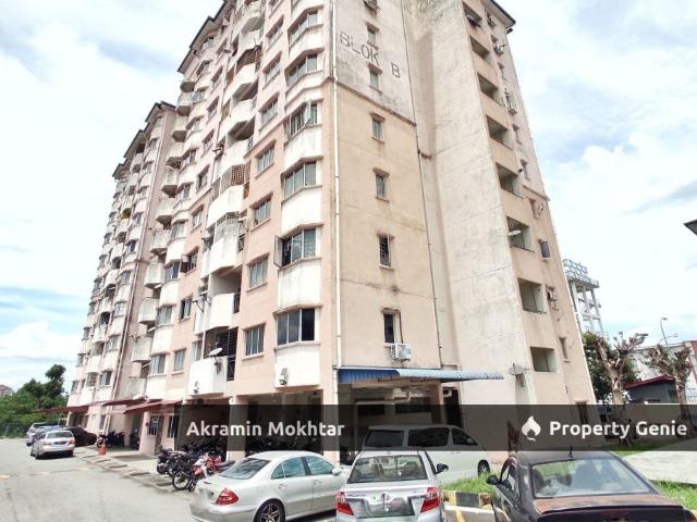 Freehold, End Lot & 1 Parking | Pangsapuri Bayu, Bukit Serdang, Seri Kembangan
