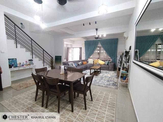 FREEHOLD Fully Furnish Double Storey Taman Saujana Sekata Sg Merab