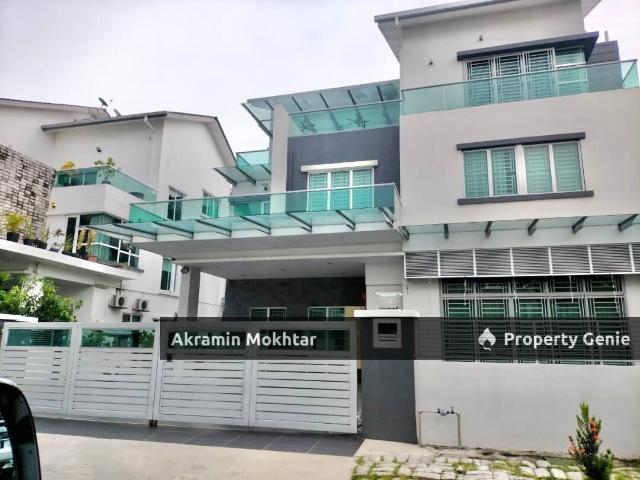 FREEHOLD, FULLY FURNISHED & RENOVATED | 3 STOREY BUNGALOW SKY VILLAS TAMAN PALM GROVE @ KLANG
