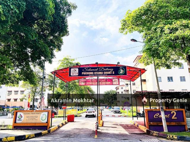 Freehold, Gated & Guarded | Pangsapuri Puchong Utama Court 2, Puchong
