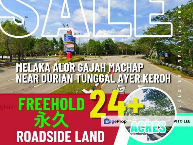 Freehold Land Roadside abt 24+ Acres
