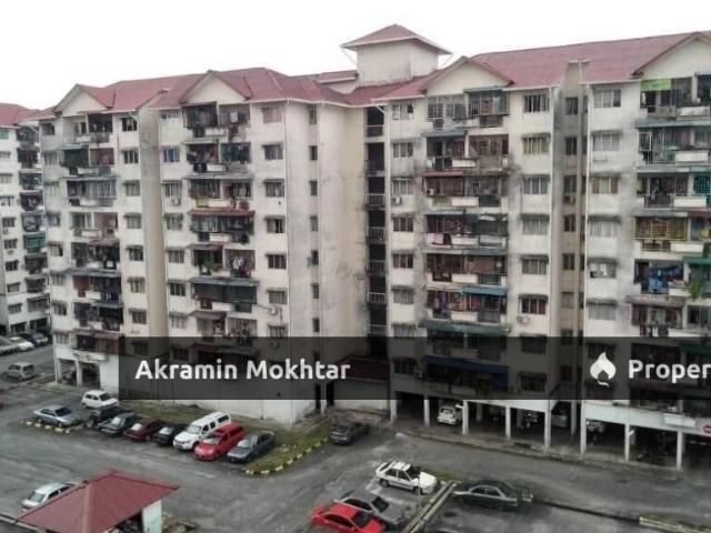 Freehold & Level 4 | Apartment Taman Bunga Negara, Sek 27 Shah Alam