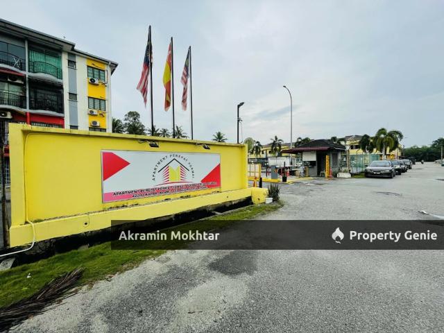 Freehold, Level 1, Facing Greenery & 1 Parking | Apartment Perepat Permai Kapar Klang