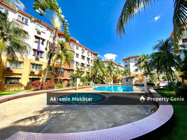 Freehold, Partially Furnished & 1 Parking | Rumah Pangsapuri Jaya Court Shah Alam View Cantik Untuk Dijual