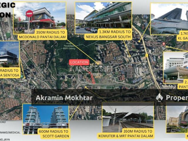 Freehold | Residential Land Pantai Dalam, All access is ready, Great Location!