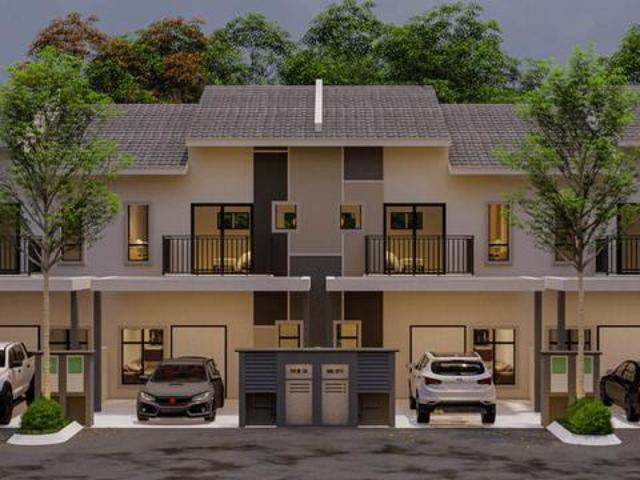 Freehold Rumah Baru 2 Tingkat Teres di Lrg Mastam Jln Kebun Shah Alam