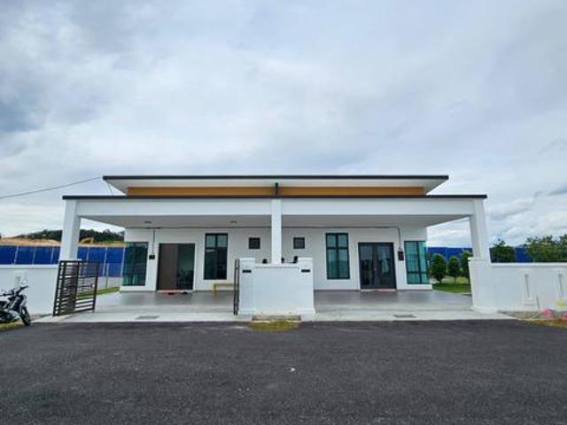 Freehold Single storey Semi D with Extra Land nr Bertam Melaka