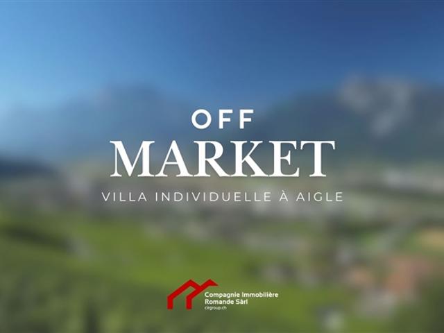 Freistehende Villa Aigle 6,5 Zimmer