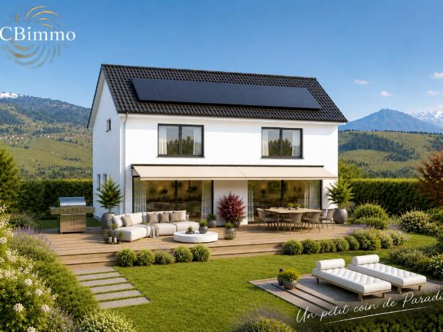 Freistehende Villa mit Panoramablick in Hameaux des Sens