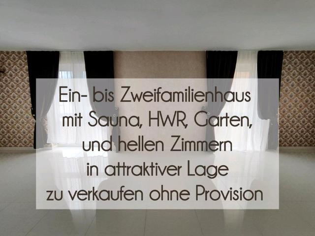 Freistehendes Haus– EFH mit opt. Einliegerwohnung Sauna Hessental