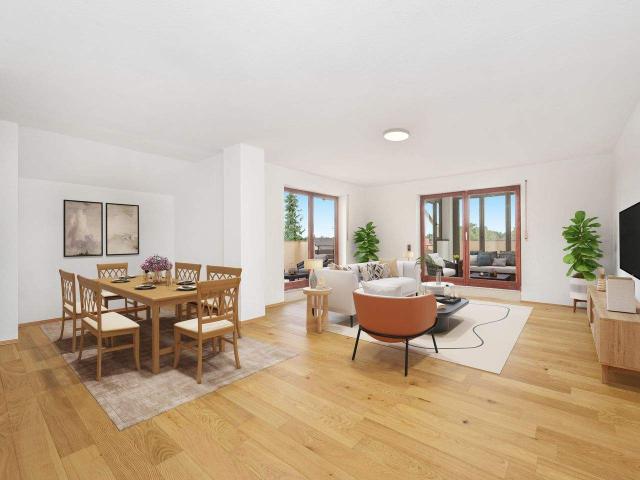 Freiraum nach oben: 4 Zimmer Wohnung mit Dachterrasse & 3 private Dachräume für Platz zum Entfalten