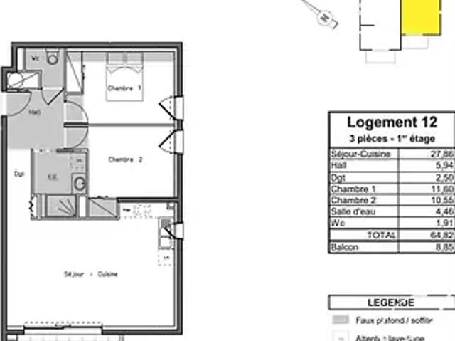 Fréjus 83600 Achat / Vente appartement 3 pièces t3