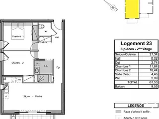 Fréjus 83600 Achat / Vente appartement 3 pièces t3