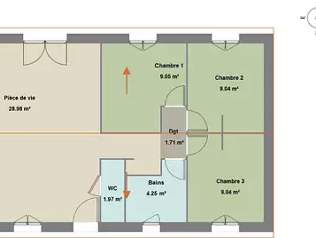 Fréjus 83600 Programme neuf maison neuf à vendre 4 pièces