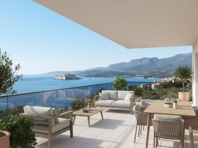 FR/EN OFFRES DE LANCEMENT ! APPARTEMENT 5P DERNIER ETAGE VUE SUR MER Résidence avec piscine Le